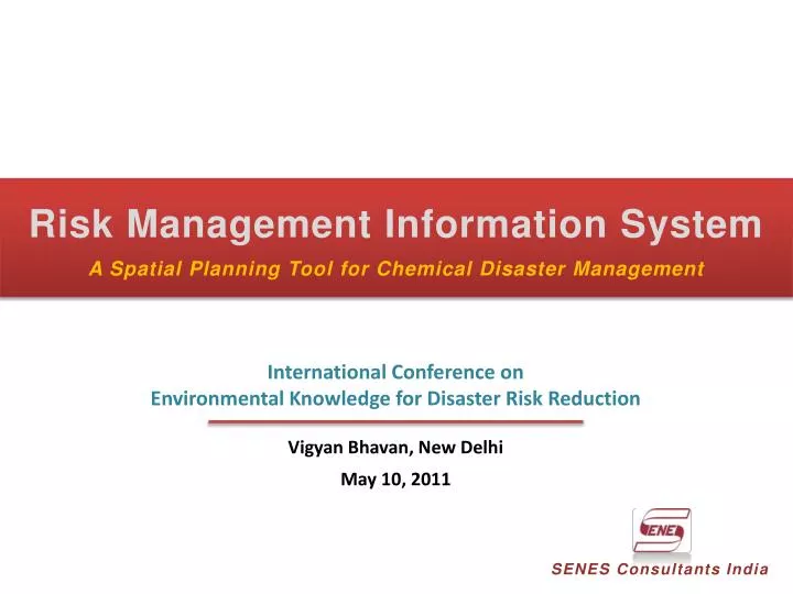 risk management information system a spatial planning tool for chemical disaster management