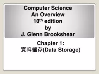 computer science an overview 10 th edition by j glenn brookshear
