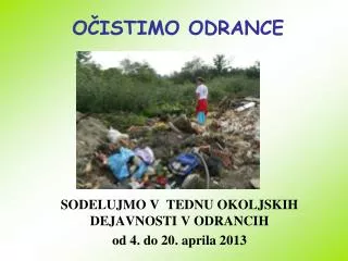 o istimo odrance