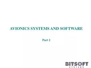 AVIONICS SYSTEMS AND SOFTWARE Part 2