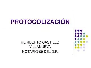 protocolizaci n
