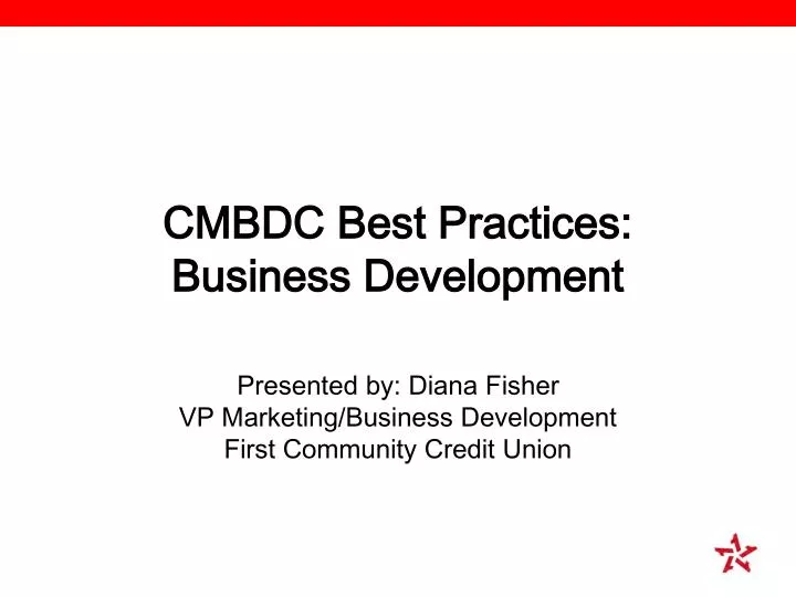 cmbdc best practices business development