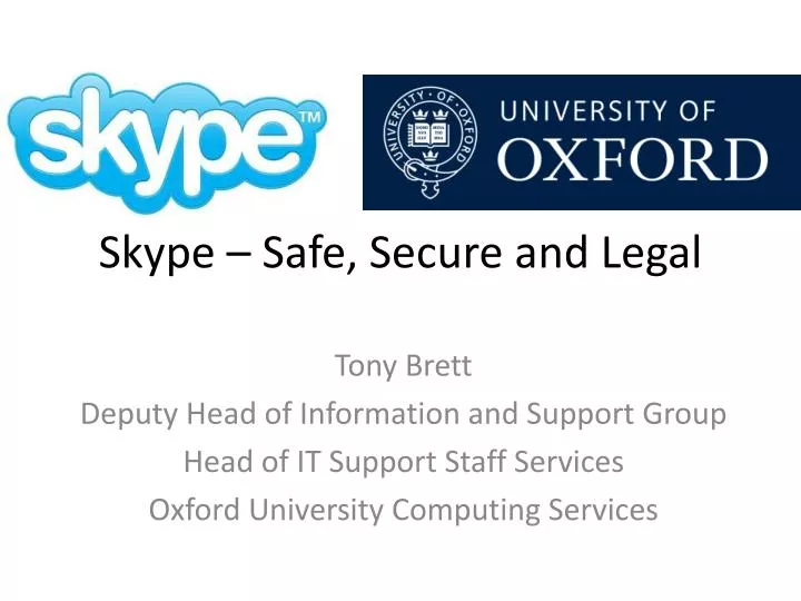 skype safe secure and legal