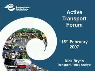 Active Transport Forum 15 th February 2007