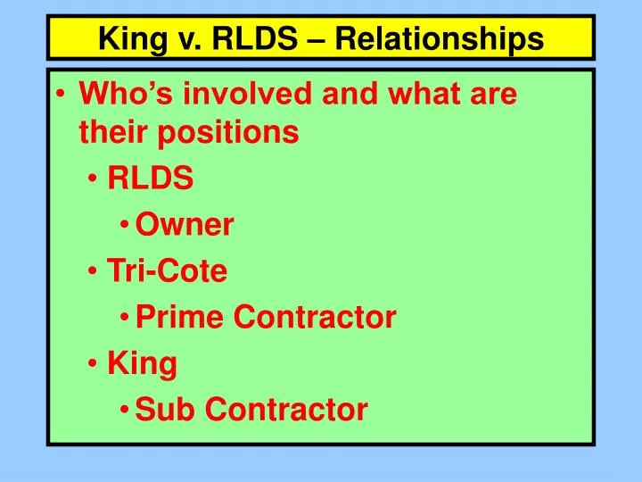 king v rlds relationships