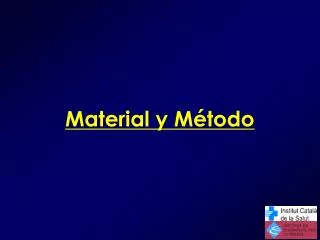 material y m todo