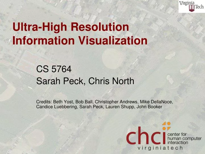 ultra high resolution information visualization