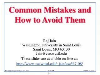 Common Mistakes and How to Avoid Them