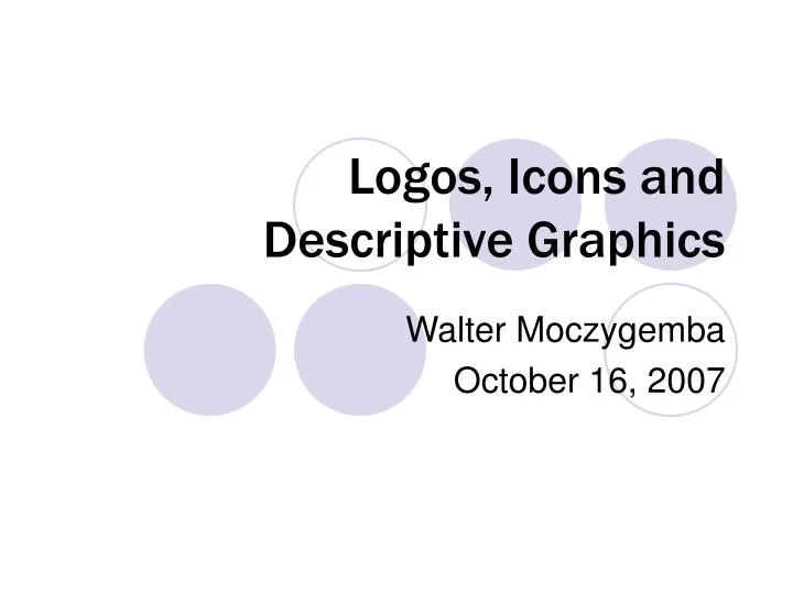 logos icons and descriptive graphics