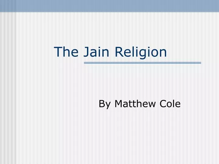 the jain religion