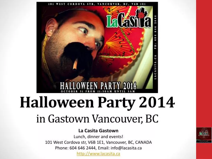 halloween party 2014 in gastown vancouver bc