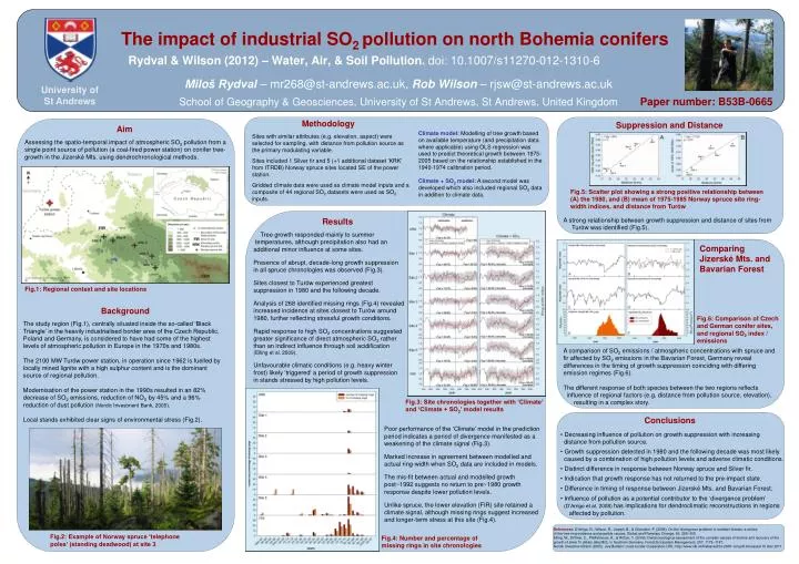 the impact of industrial so 2 pollution on north bohemia conifers