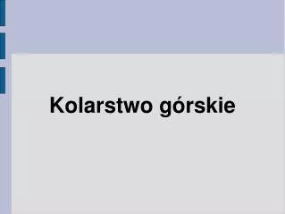 kolarstwo g rskie