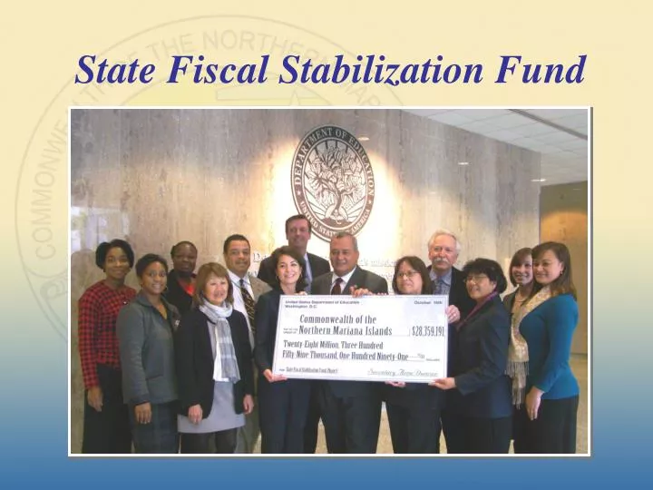 state fiscal stabilization fund