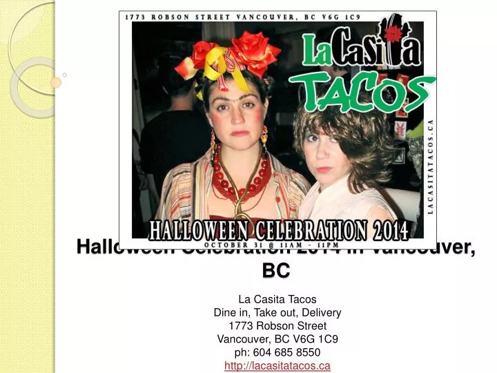 halloween celebration 2014 in vancouver bc