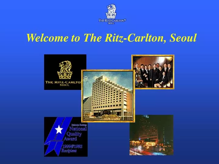 welcome to the ritz carlton seoul