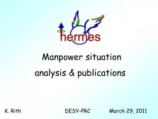 Manpower situation analysis &amp; publications