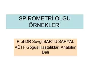 sp rometr olgu rnekler
