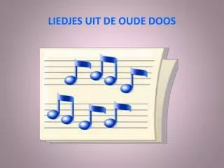 liedjes uit de oude doos