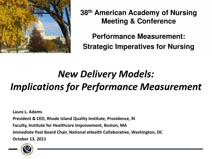 new delivery models implications for performance measurement