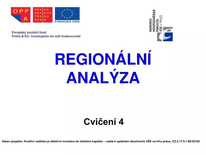 region ln anal za