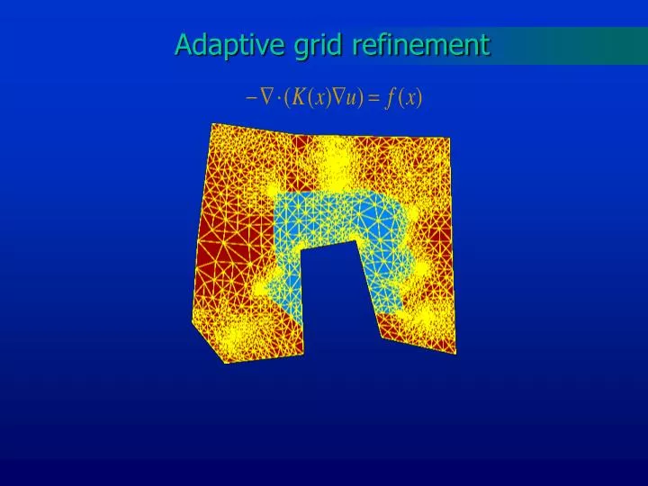 adaptive grid refinement