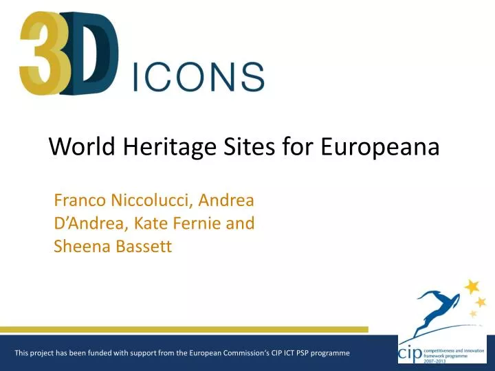 world heritage sites for europeana
