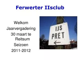 Ferwerter IIsclub