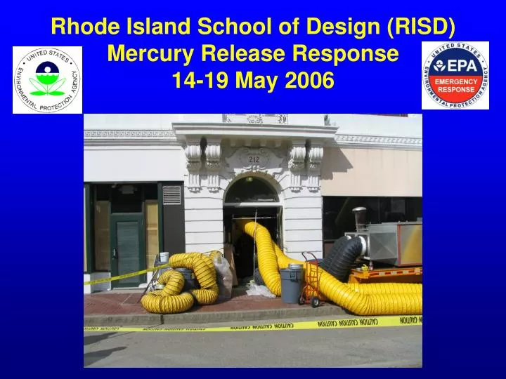 rhode island school of design risd mercury release response 14 19 may 2006