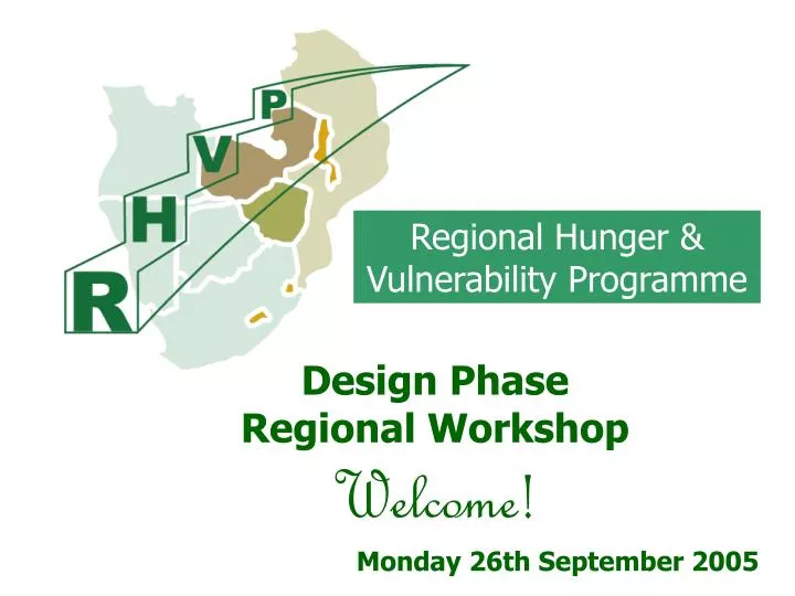 design phase regional workshop welcome