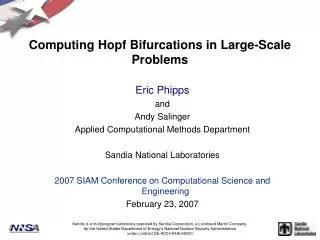 Computing Hopf Bifurcations in Large-Scale Problems