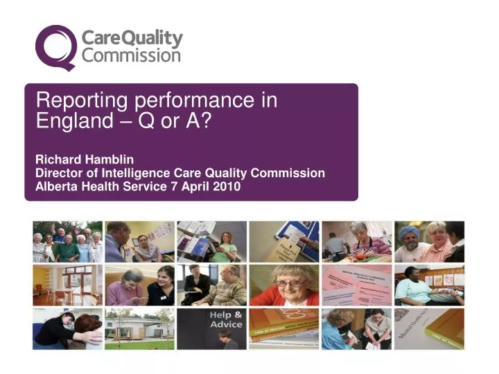 reporting performance in england q or a