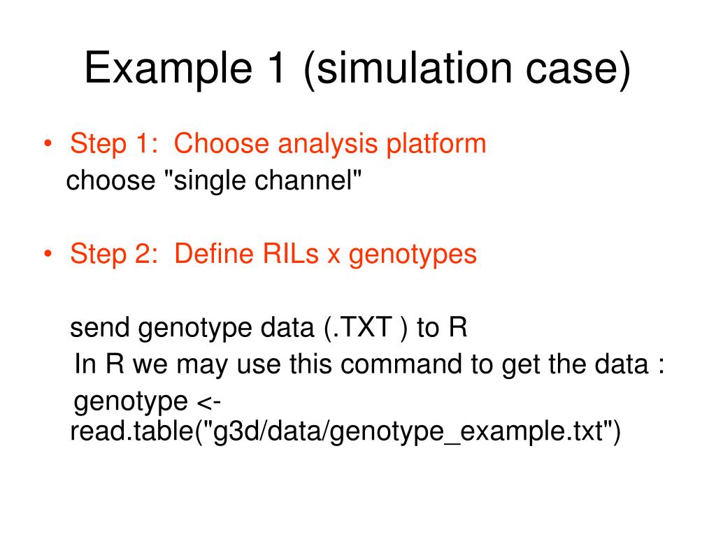 PPT - Example 1 (simulation case) PowerPoint Presentation, free ...
