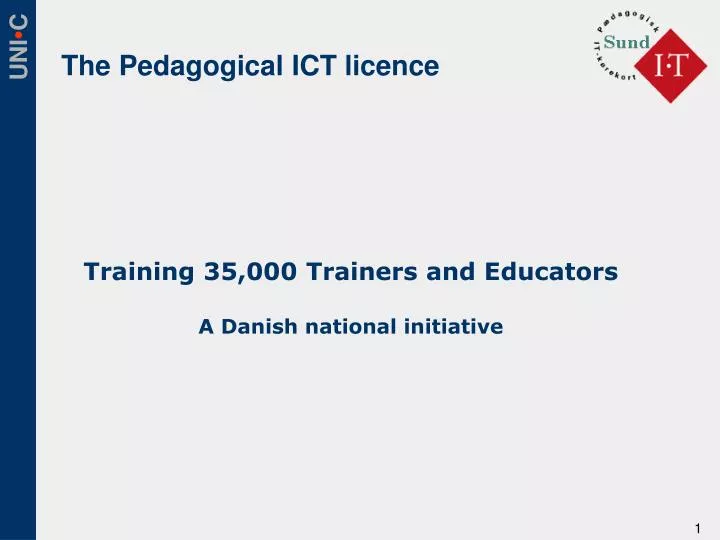 training 35 000 trainers and educators a danish national initiative