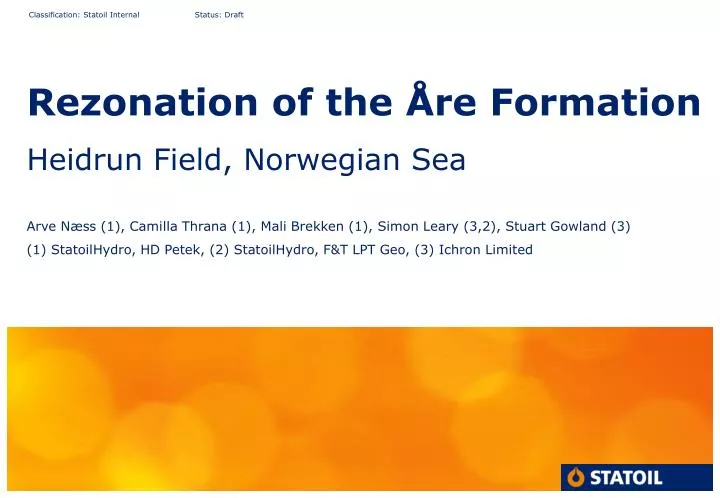 rezonation of the re formation heidrun field norwegian sea
