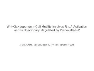J. Biol. Chem., Vol. 280, Issue 1, 777-786, January 7, 2005