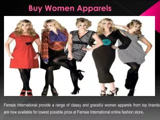 Buy Women Apparel