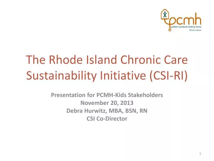 the rhode island chronic care sustainability initiative csi ri