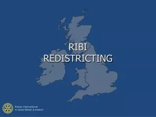 RIBI REDISTRICTING