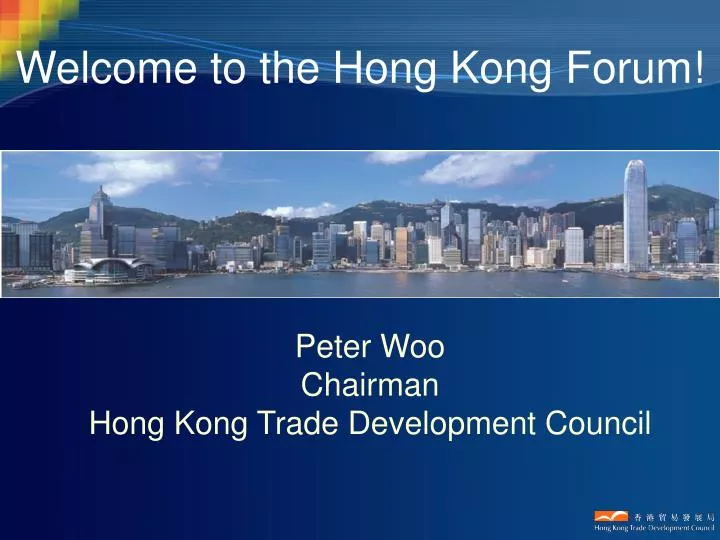 peter woo chairman hong kong trade development council