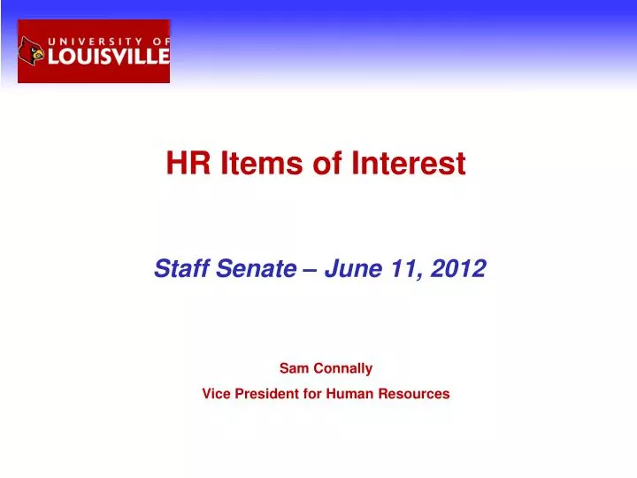 hr items of interest