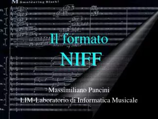 il formato niff