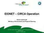 EIONET – CIRCA Operation - slide 1