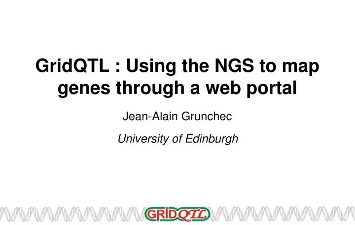gridqtl using the ngs to map genes through a web portal