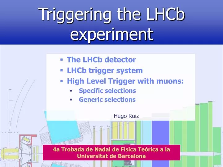 triggering the lhcb experiment