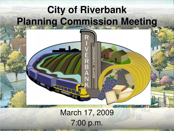 city of riverbank planning commission meeting