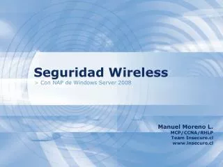 seguridad wireless