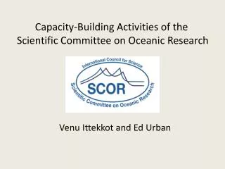 Capacity-Building Activities of the Scientific Committee on Oceanic Research