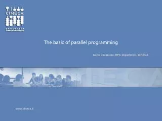 The basic of parallel programming