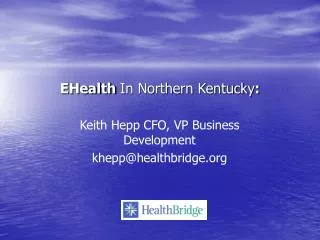 EHealth In Northern Kentucky :
